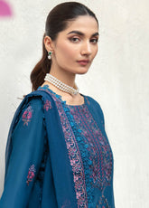 Riwayat By Ramsha Embroidered Lawn 3 Piece Unstitched Suit RM25RV10 D-Y-1008